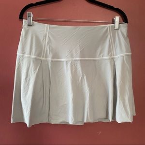 lululemon athletica Soft Gray Mini Skirt